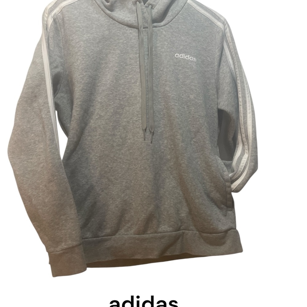 Adidas Ladies Gray Hoodie